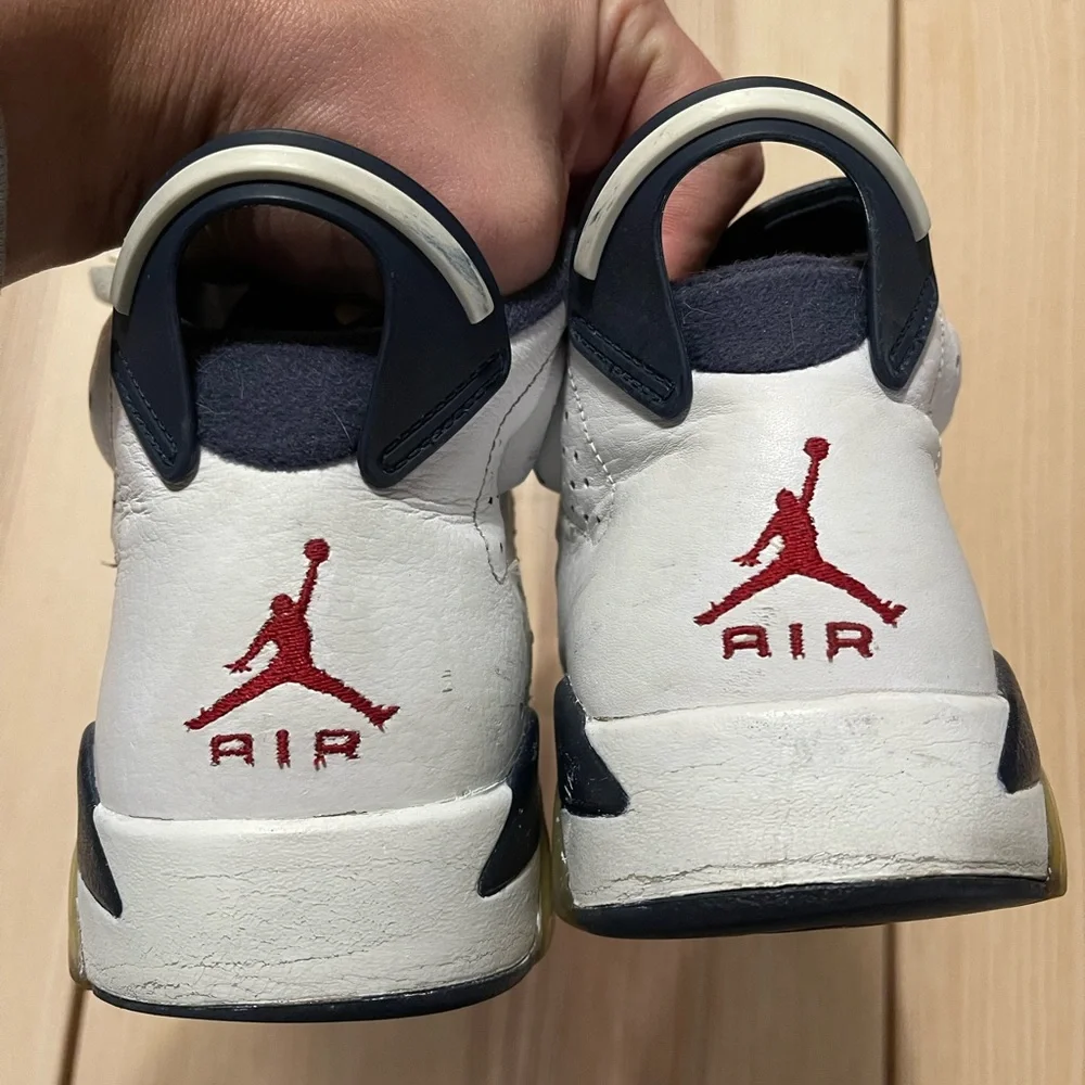 2012 Nike Air‎ Jordan 6 Retro Olympic 384664-130 RESTORE Size 8.5